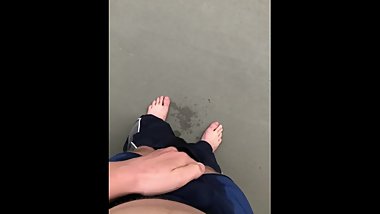 Desperate Pee in Sweatpants