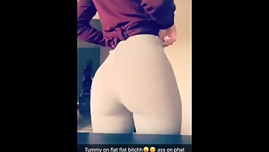 Skinny Girl Bubble butt jiggle