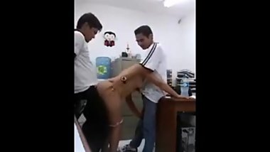 Gangbang kay Office mate. More Gangbang video at Comment Section