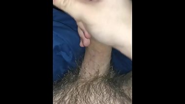 Teen Strokes His Big Dick Quietly