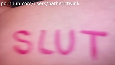 (FtM Transgender) First Attempt Body Writing