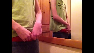 Teen Jizzes All Over Sweatpants Cumrag
