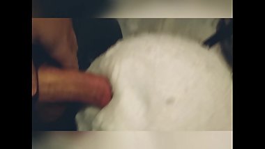 Fucking a Pile of Snow : Large Dick