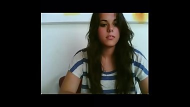 Collage teen showing herself