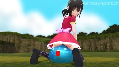 [MMD] Farting on a Slime