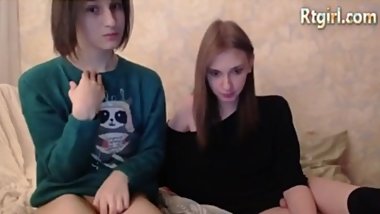 Shemale Girlfriends Jerk & Suck Each Other Off