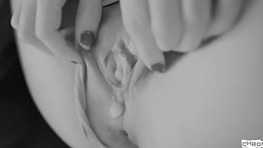 licking my teen girlfriends pussy and asshole, cum dripping out of pussy