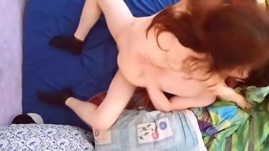 Natural real sex TOP view