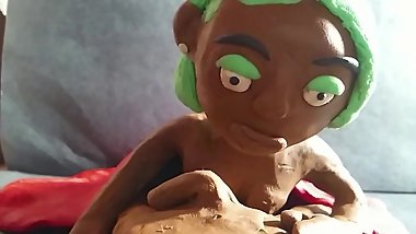 Clay thot sucks cock