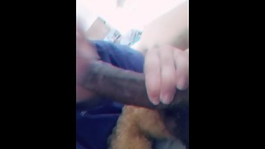 Young teen sucking BBC