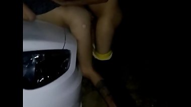 Dogging, Husband cuckold takes hotwife to fuck with stranger on the street